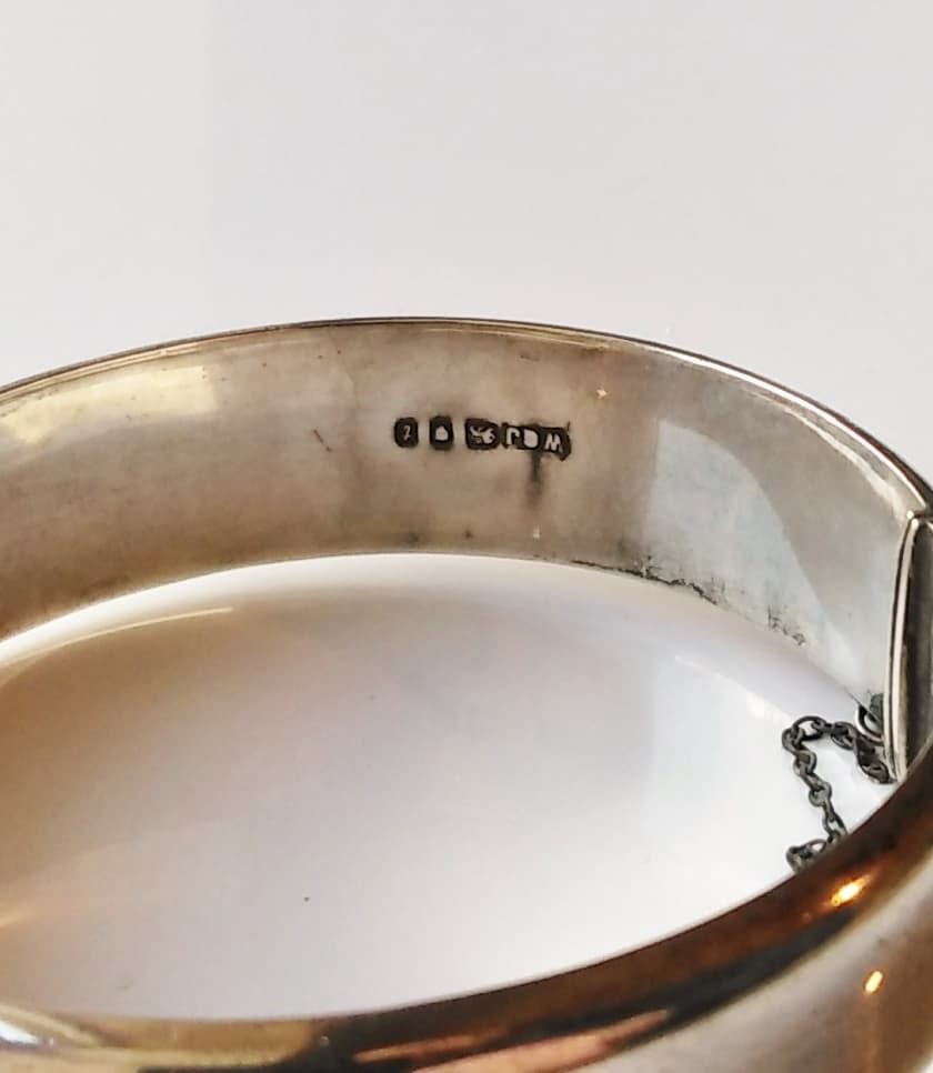 Vintage 1974 Sterling Bangle